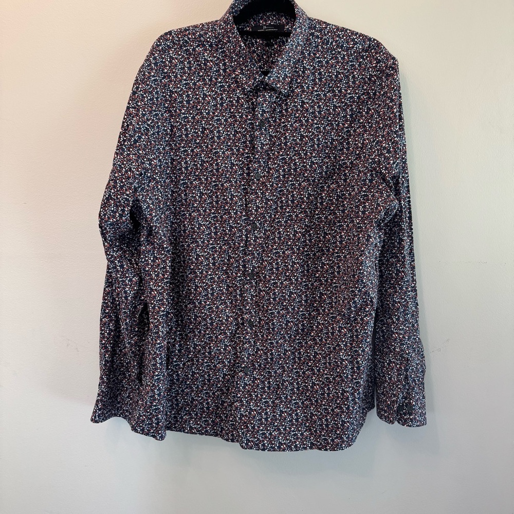 Marc Anthony‎ Men's Multicolor Floral Button Down Shirt